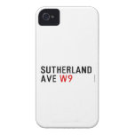Sutherland ave  iPhone 4 Cases