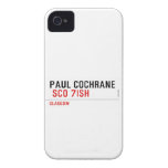 Paul Cochrane   iPhone 4 Cases