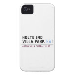HOLTE END VILLA PARK  iPhone 4 Cases