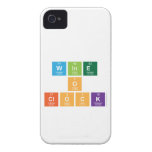 Wine
 o
 clock  iPhone 4 Cases