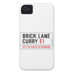 Brick Lane Curry  iPhone 4 Cases