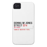Donna M Jones STREET  iPhone 4 Cases