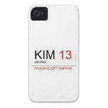 KIM  iPhone 4 Cases