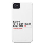 Happy 10th Monthsary Khaeram  iPhone 4 Cases