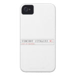 vincent vitaliss  iPhone 4 Cases