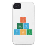 I 
 luv 
 You  iPhone 4 Cases