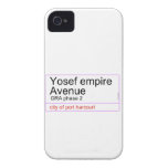 Yosef empire  Avenue   iPhone 4 Cases