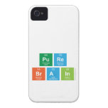 
 pure
 brain  iPhone 4 Cases