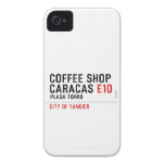 Coffee shop Caracas  iPhone 4 Cases