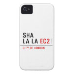 sha la la  iPhone 4 Cases