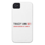 Tracey ann  iPhone 4 Cases
