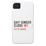 GAY GINGER CLOSE  iPhone 4 Cases