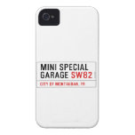 MINI SPECIAL GARAGE  iPhone 4 Cases