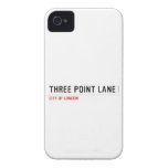 THREE POINT LANE  iPhone 4 Cases