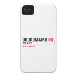 OKOKOMAIKO  iPhone 4 Cases