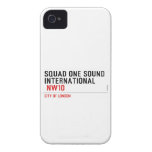SQUAD ONE SOUND INTERNATIONAL   iPhone 4 Cases