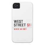West Street  iPhone 4 Cases
