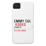 EMMY CUL   iPhone 4 Cases