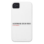 Aldermans green road  iPhone 4 Cases