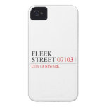 Fleek Street  iPhone 4 Cases