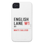 English Lane  iPhone 4 Cases