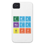 ema
 nada
 bff  iPhone 4 Cases