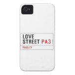 LOVE Street  iPhone 4 Cases