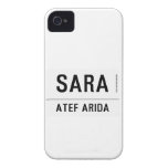 sara  iPhone 4 Cases