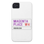 Magenta Place   iPhone 4 Cases