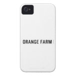 ORANGE FARM   iPhone 4 Cases