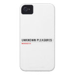 unKNOWN PLEASURES  iPhone 4 Cases