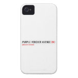 purple voucher avenue  iPhone 4 Cases