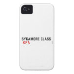 SYCAMORE CLASS   iPhone 4 Cases