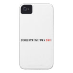 Conservative Way  iPhone 4 Cases