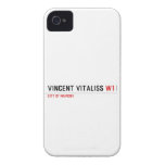 vincent vitaliss  iPhone 4 Cases
