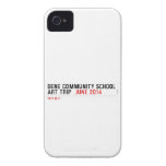 Dene community school art trip   iPhone 4 Cases