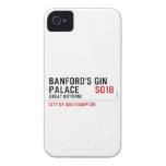 Banford's Gin  Palace  iPhone 4 Cases