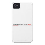 6407 Las Brisas Drive  iPhone 4 Cases