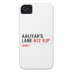 Aaliyah's  Lane  iPhone 4 Cases