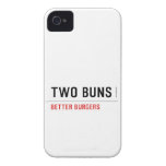  TWO BUNS  iPhone 4 Cases