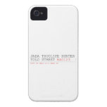 Jada thuglife Hunter yolo street  iPhone 4 Cases