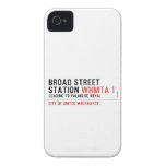 BROAD STREET STATION  iPhone 4 Cases