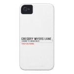 Gregory Myers Lane  iPhone 4 Cases