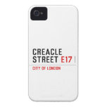 Creacle Street  iPhone 4 Cases