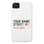 Your Name Street  iPhone 4 Cases