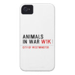 animals in war  iPhone 4 Cases