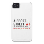 AIRPORT Street  iPhone 4 Cases