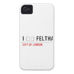 I ❤️ FELTHAM  iPhone 4 Cases