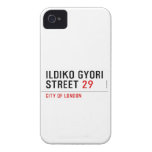 Ildiko Gyori Street  iPhone 4 Cases