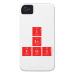 I
 Lv
 you  iPhone 4 Cases